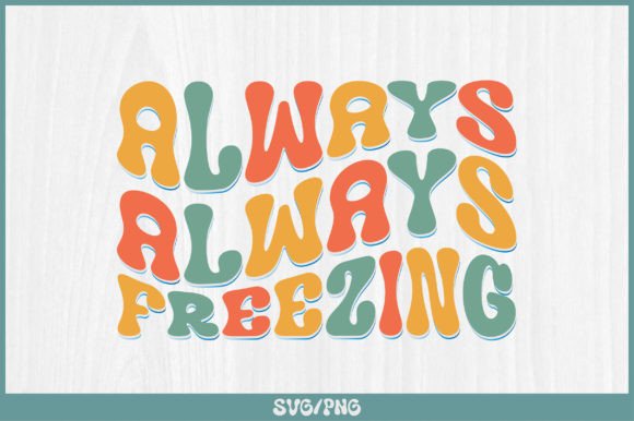Always Freezing Retro SVG Design: A Designer's Review